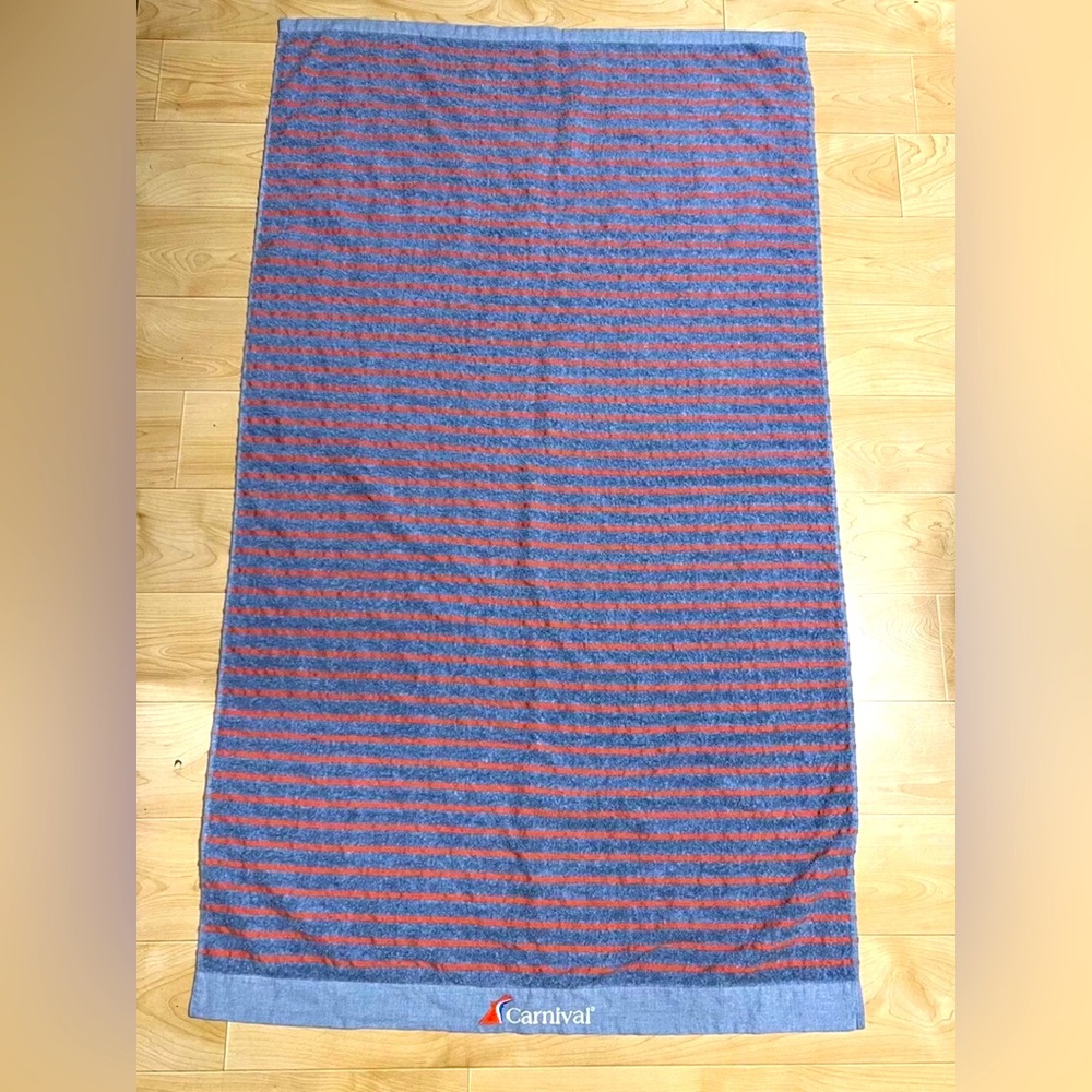 Carnival Cruise Line Lido deck beach pool towel (new pattern)